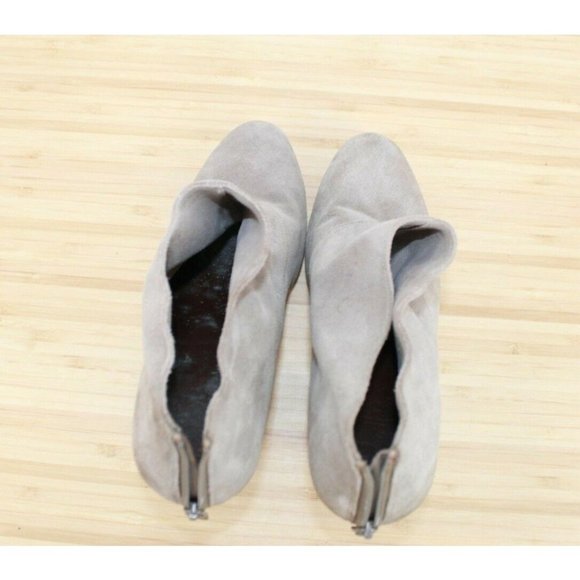 Cole Haan Darcy Bootie II Taupe Greige Suede Platform Boots Size 9.5 B - Picture 6 of 9